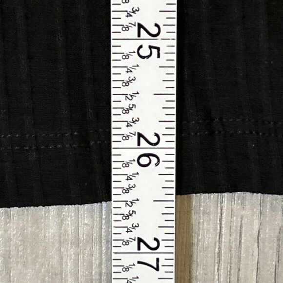 NWT Ava & Viv Tank Top 3X Black Plus Size Ribbed Cotton Blend Sleeveless Shirt - Picture 15 of 16